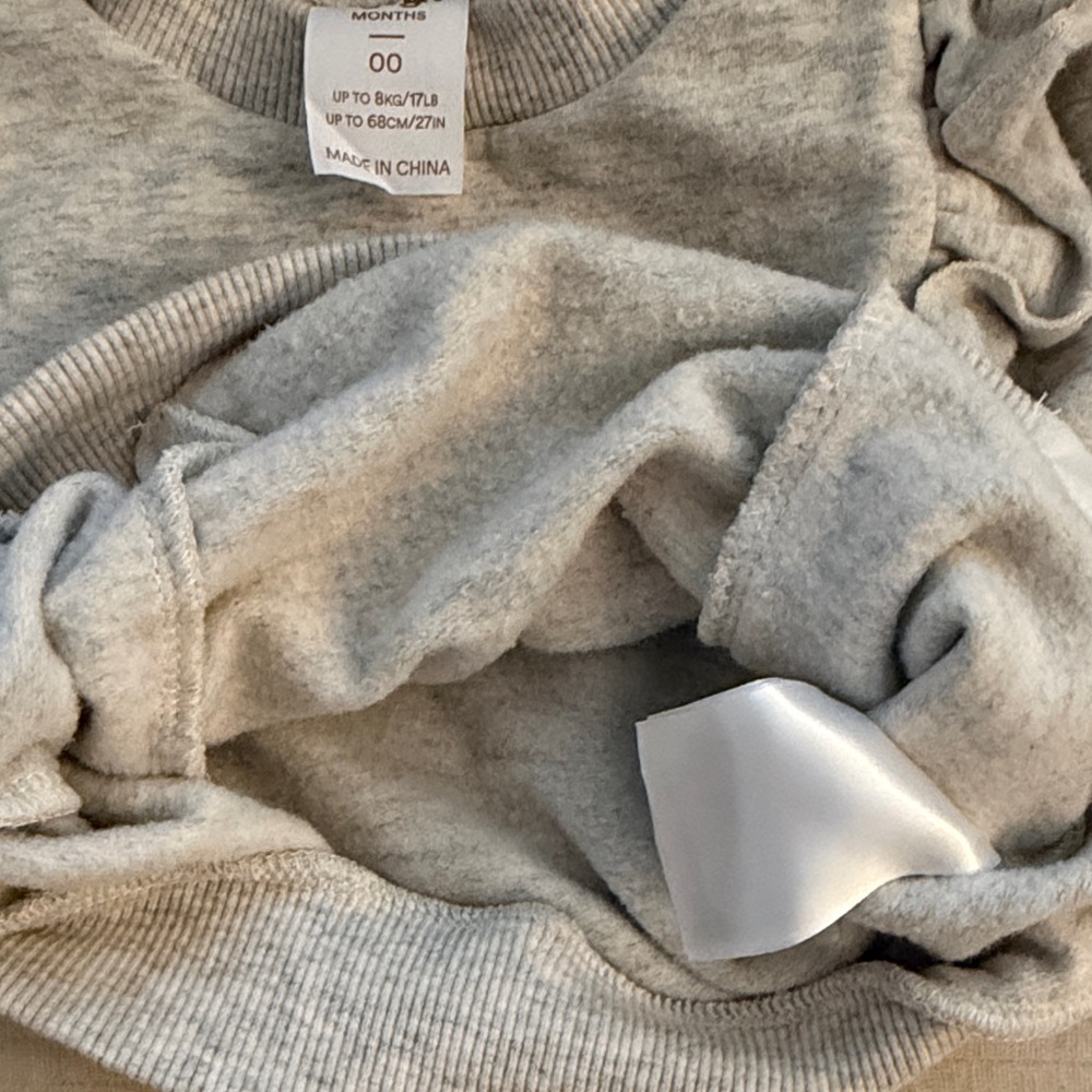 H&M Light Gray Ruffle Sweatshirt - Picture 3 of 5